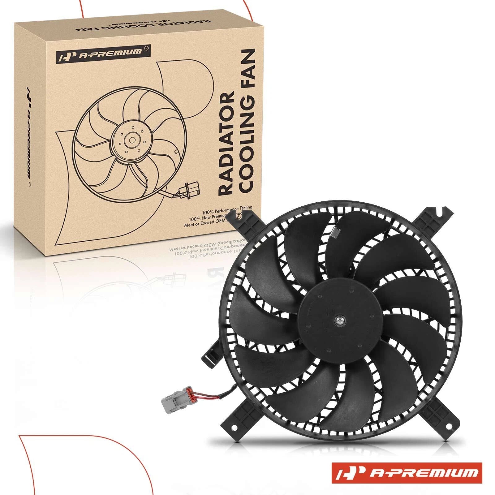 Cooling Fan Assembly with Shroud for Chevy Tracker (1999–2001)