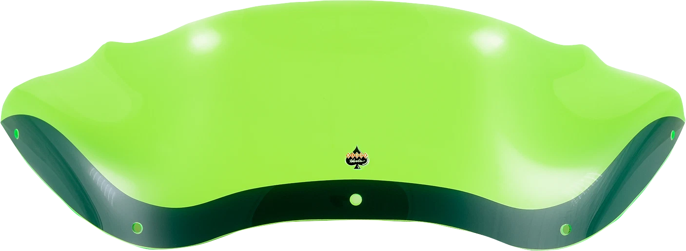 Klock Werks Kolor Flare Windshield 8" Green Ice for FLTR (2014–2023) KWW-01-0626