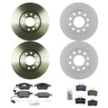 Bosch Quietcast Brake Pad Kit & Rotors for Audi A4 Quattro