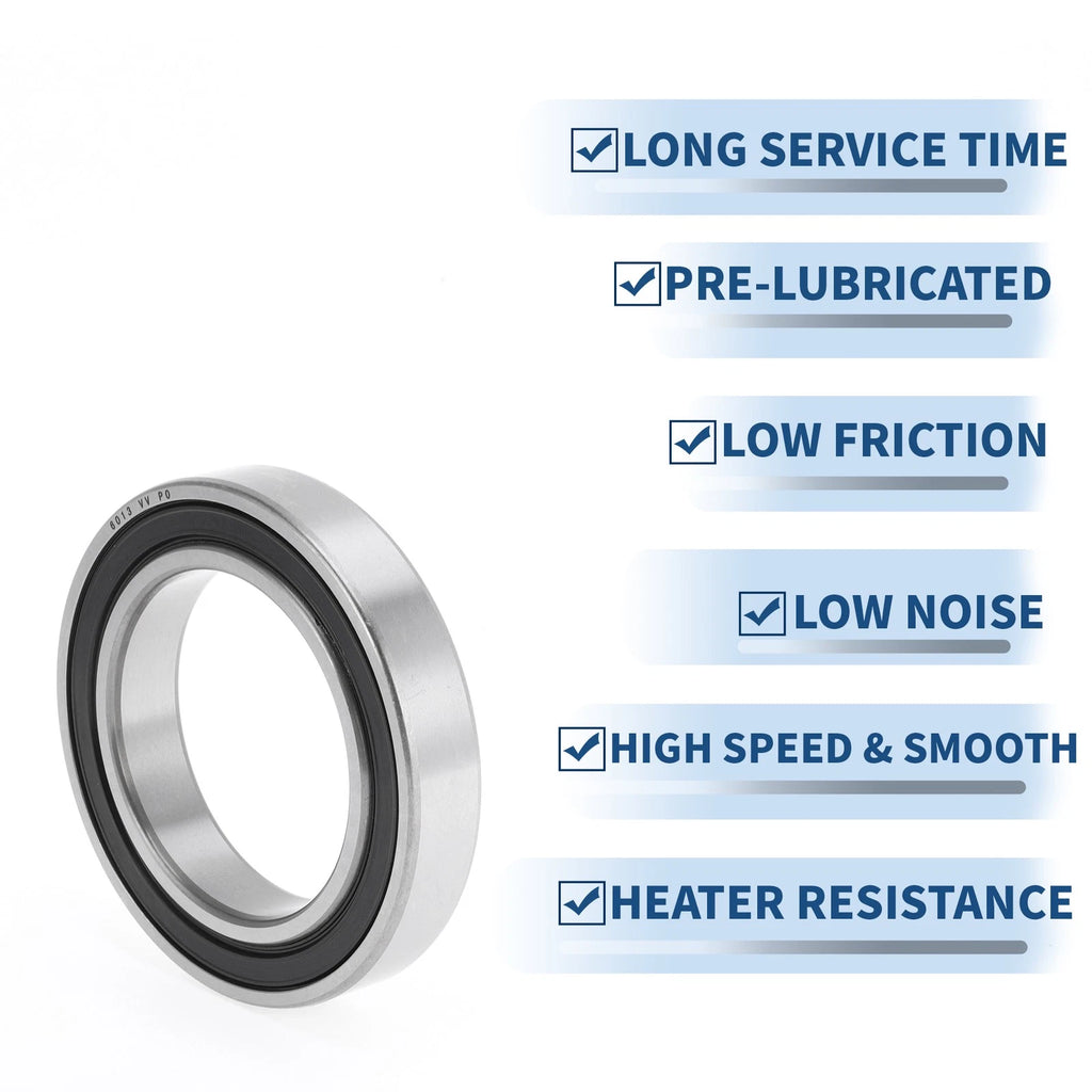Deep Groove Ball Bearing 6013VV for Scooter Skateboard (P0 65x100x18mm)