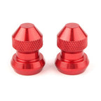 Red Valve Stems Dust Covers for Car Auto Wheel Tire Accessories