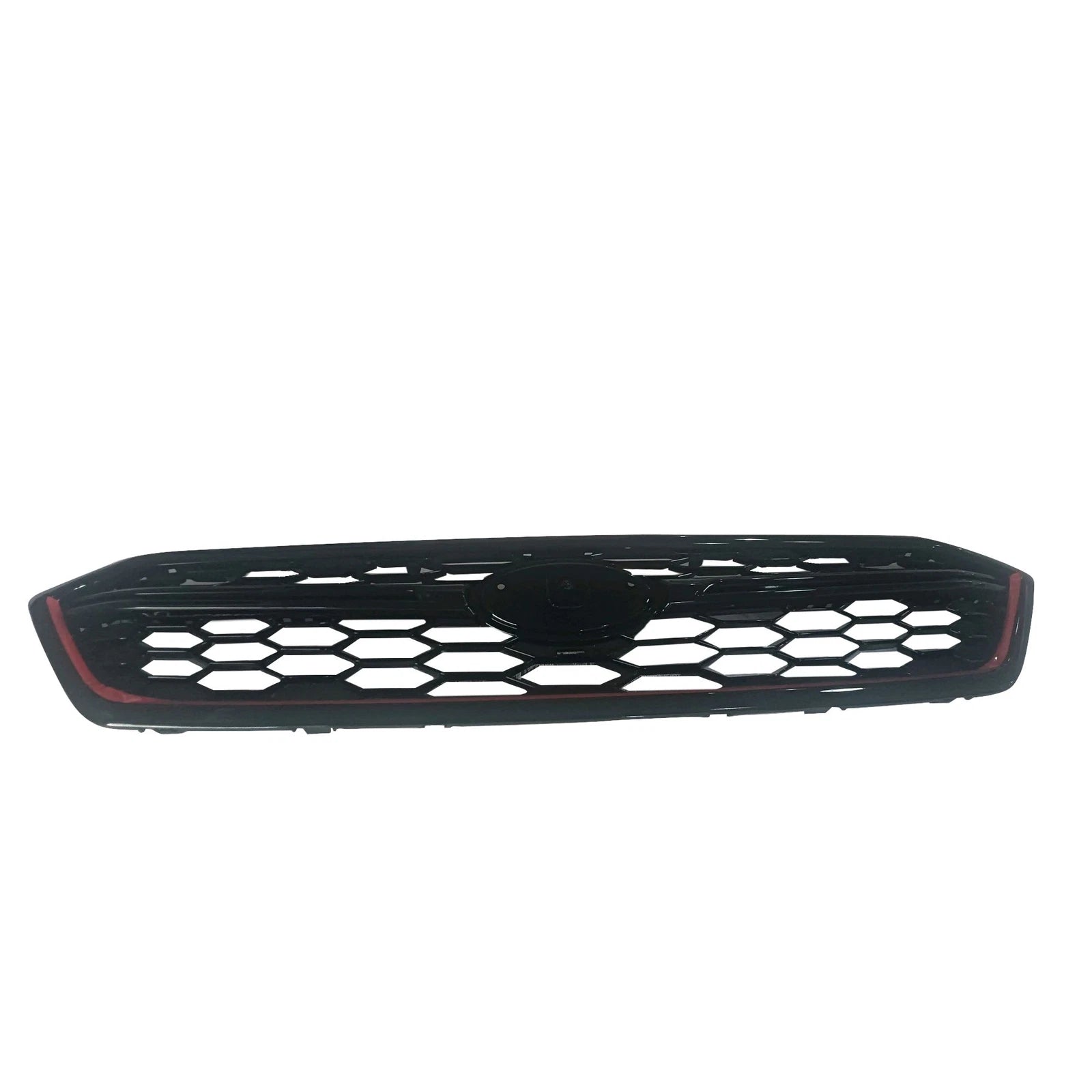 Front Bumper Grille for Subaru WRX/STI (2018–2021) Honeycomb with Red Trim