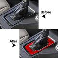 Carbon Fiber Gear Shift Panel Cover Trim for Ford Ranger Sport (2015–2022)