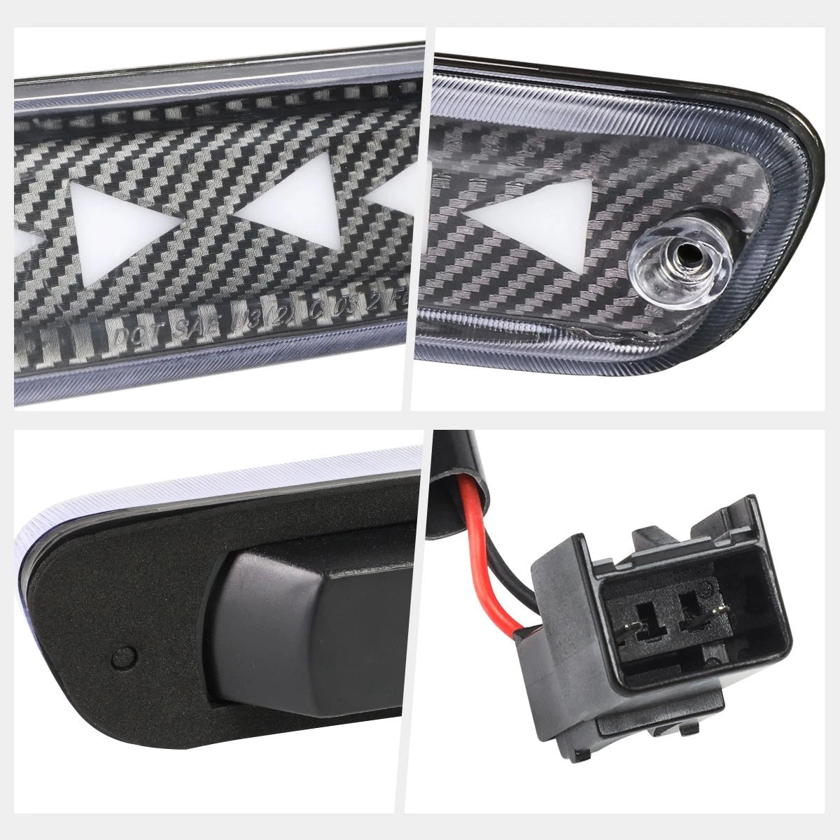 Sequential Triangle LED Third Tail Brake Light for Colorado/Canyon (2004–2012)