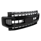 Front Bumper Grille for Ford F250 XL/XLT (2020–2022) Gloss Black