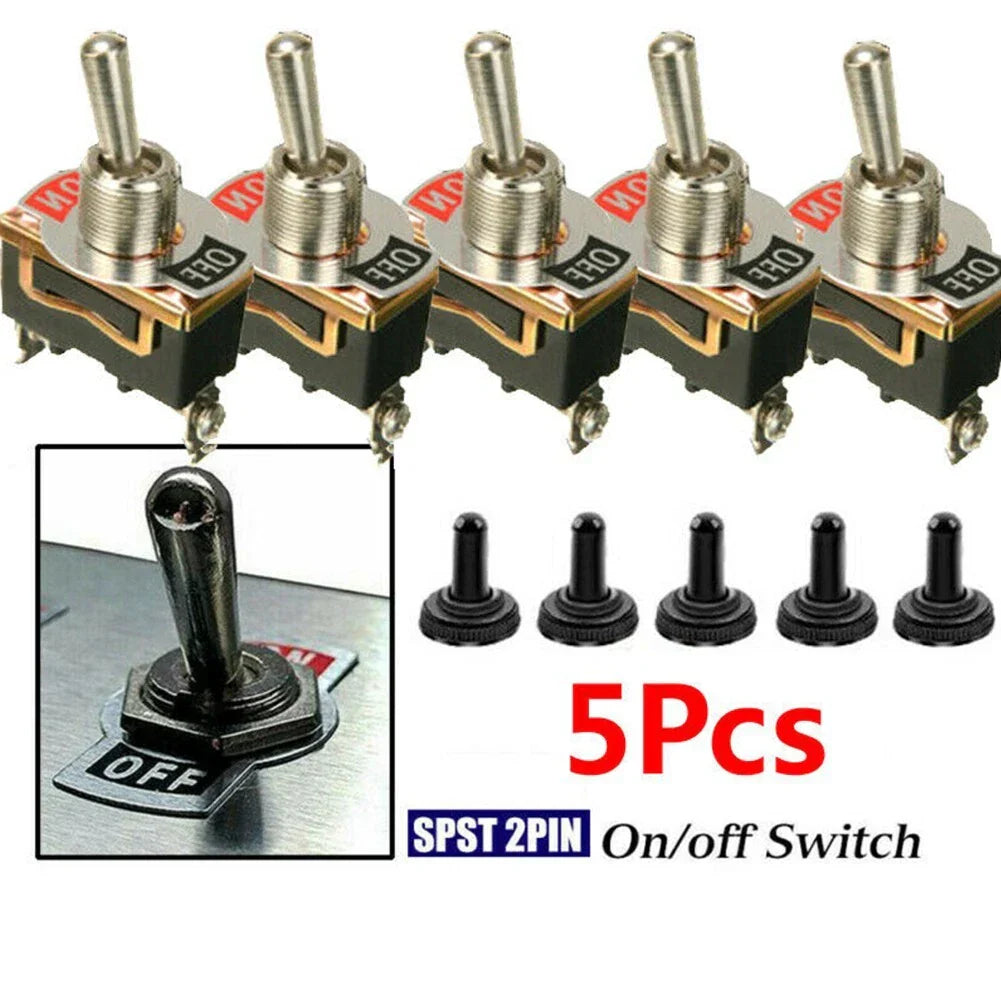 Rocker Switch Toggle Garden Outdoor Weatherproof Metal+Plastic for Equipment