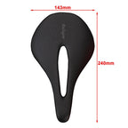 EC90 Hollow Carbon PU Leather Bicycle Saddle for Road Bike