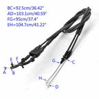 Throttle Cable for Yamaha MT-07 (2014–2021) - Black T9