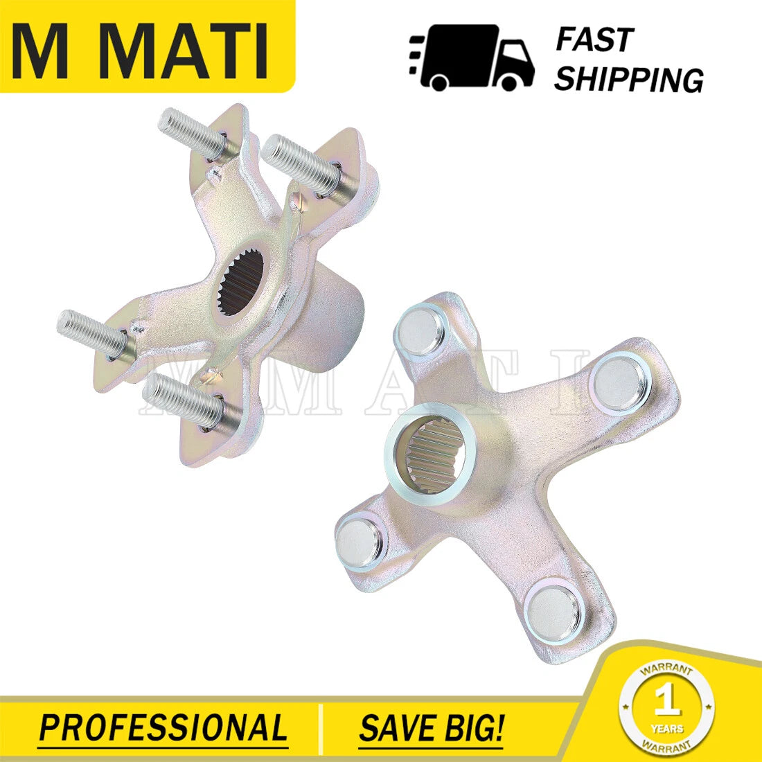 Set of 2 Rear Wheel Hub Collars for Yamaha YFZ450R (2009–2024) 18P25380000