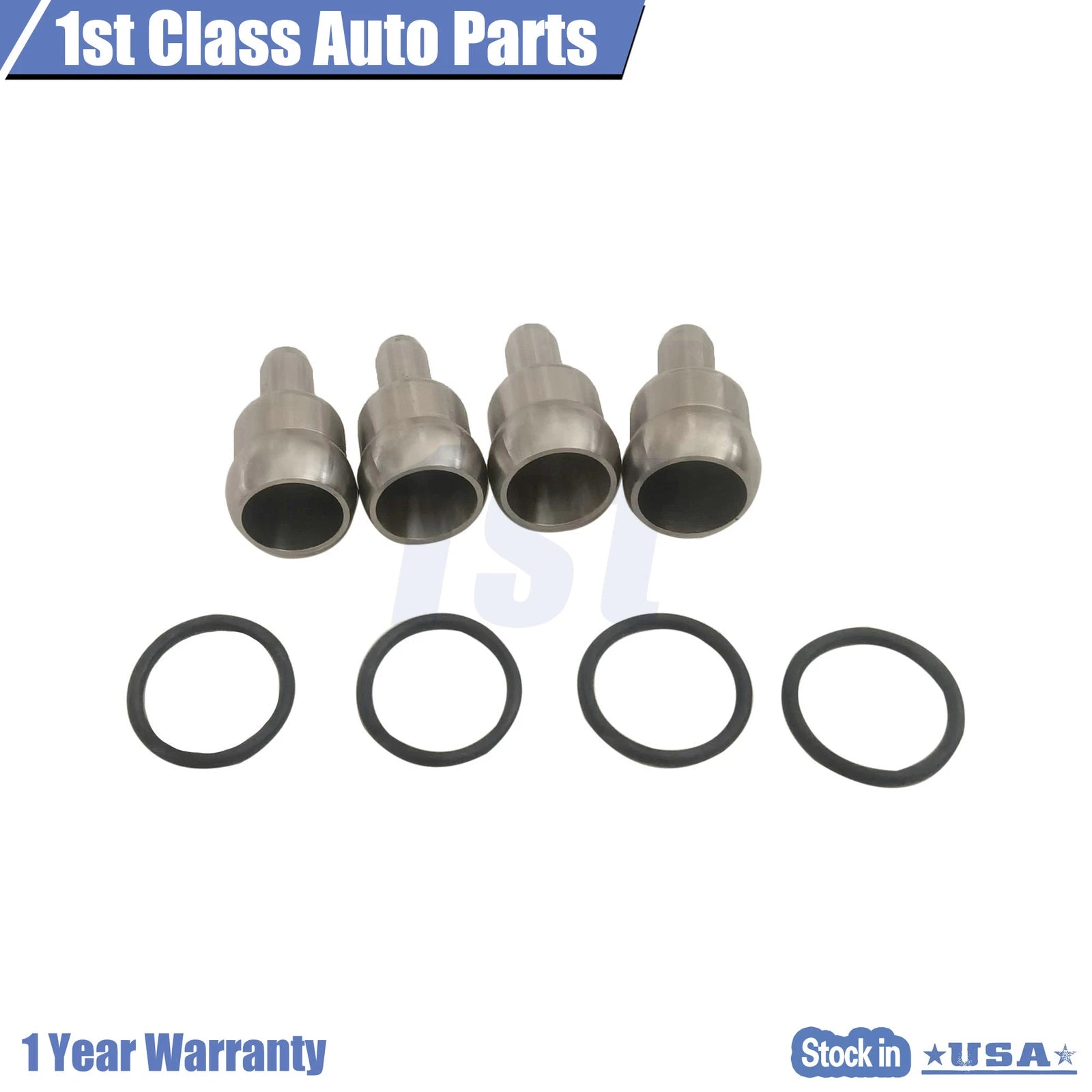 Set of 8 High Pressure Oil Rail Ball Tubes for Ford Turbo Diesel V8 (2004–2010)