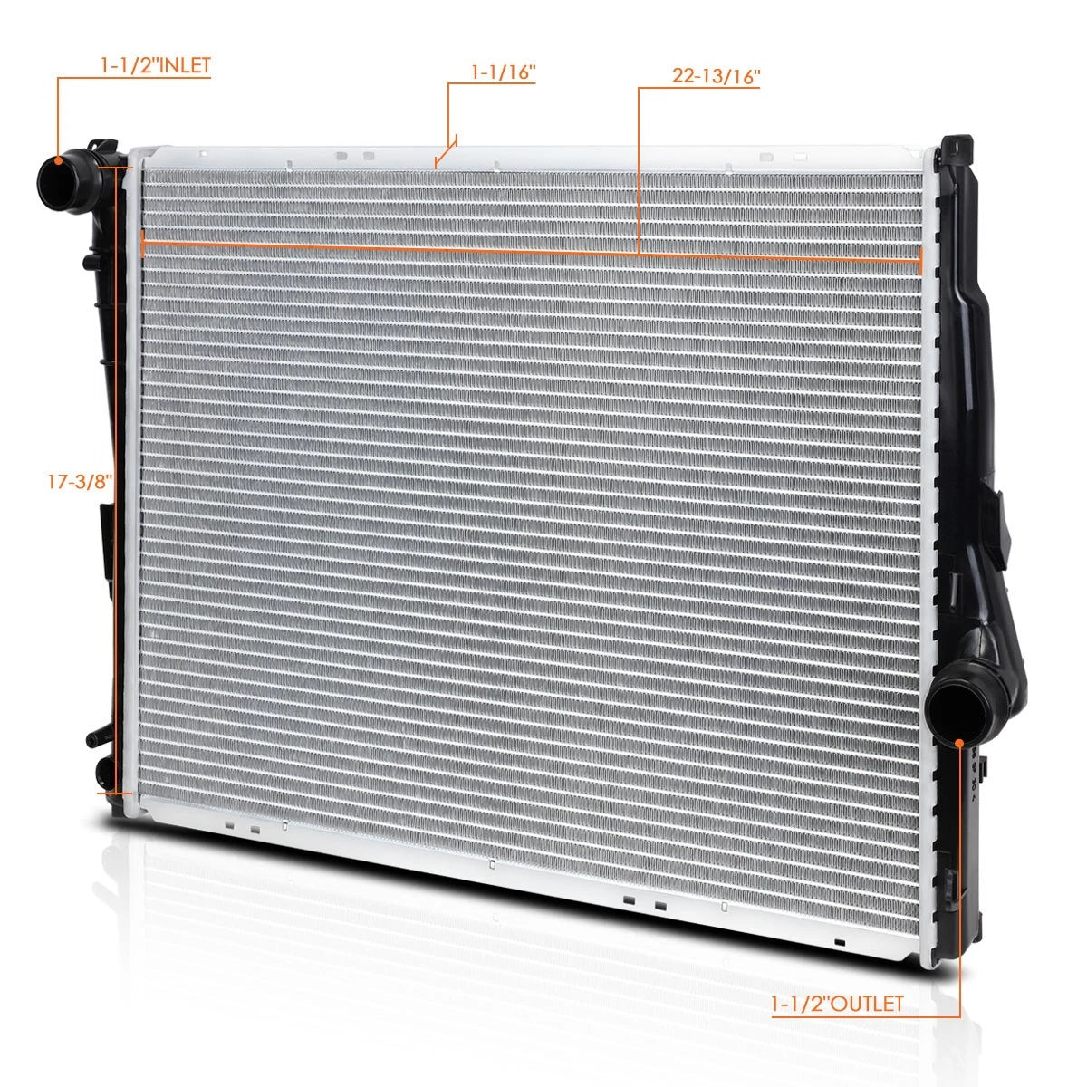 Aluminum Core Radiator for BMW 3-Series/Z4 (1999–2009) DPI-2636