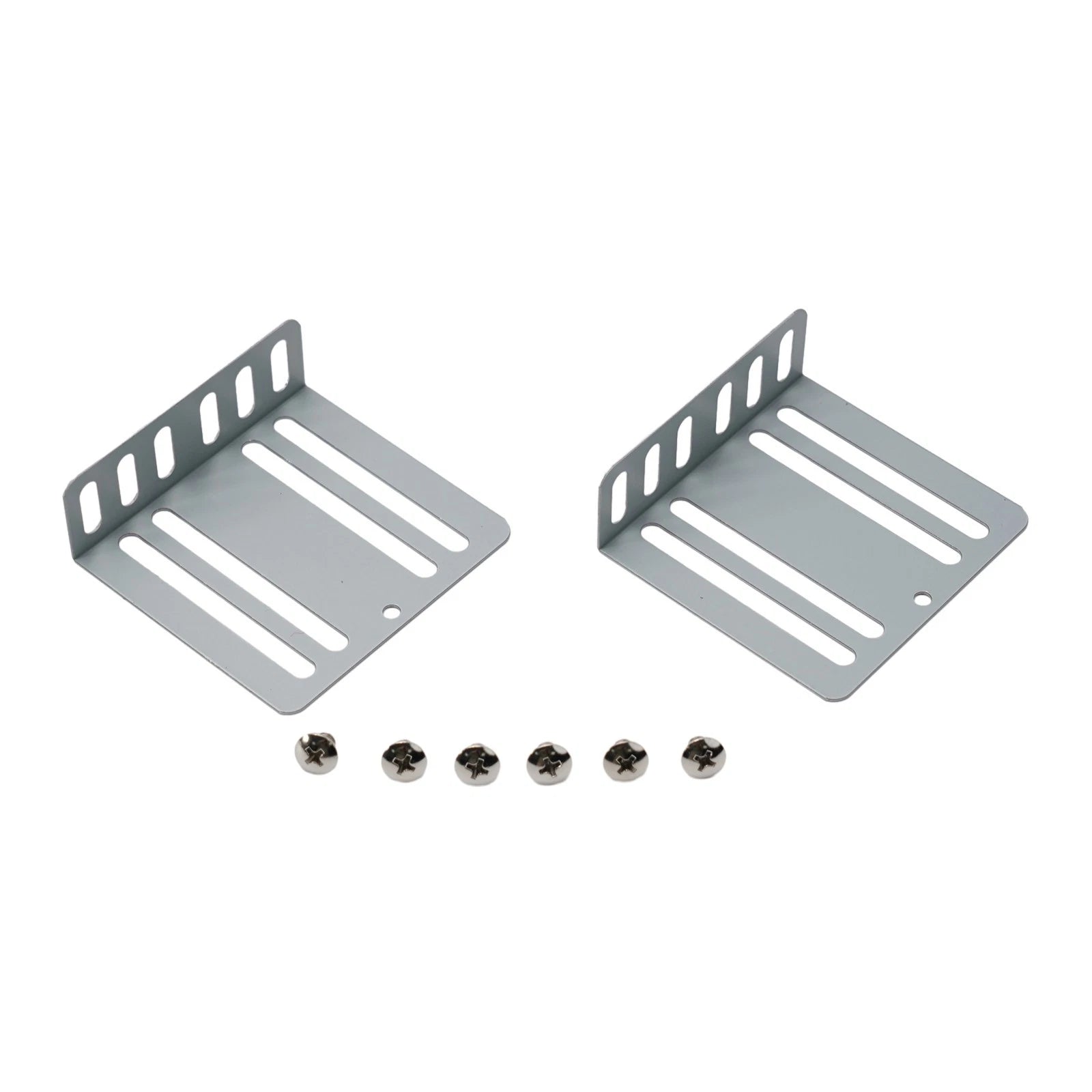 2X Installation Kit Car Radio Brackets for 2 Din Accessories Metal Mounting