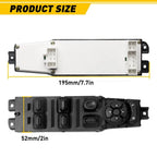 Set of 2 Master Power Window Switch for Jeep Cherokee 4-Door (1997–2001)