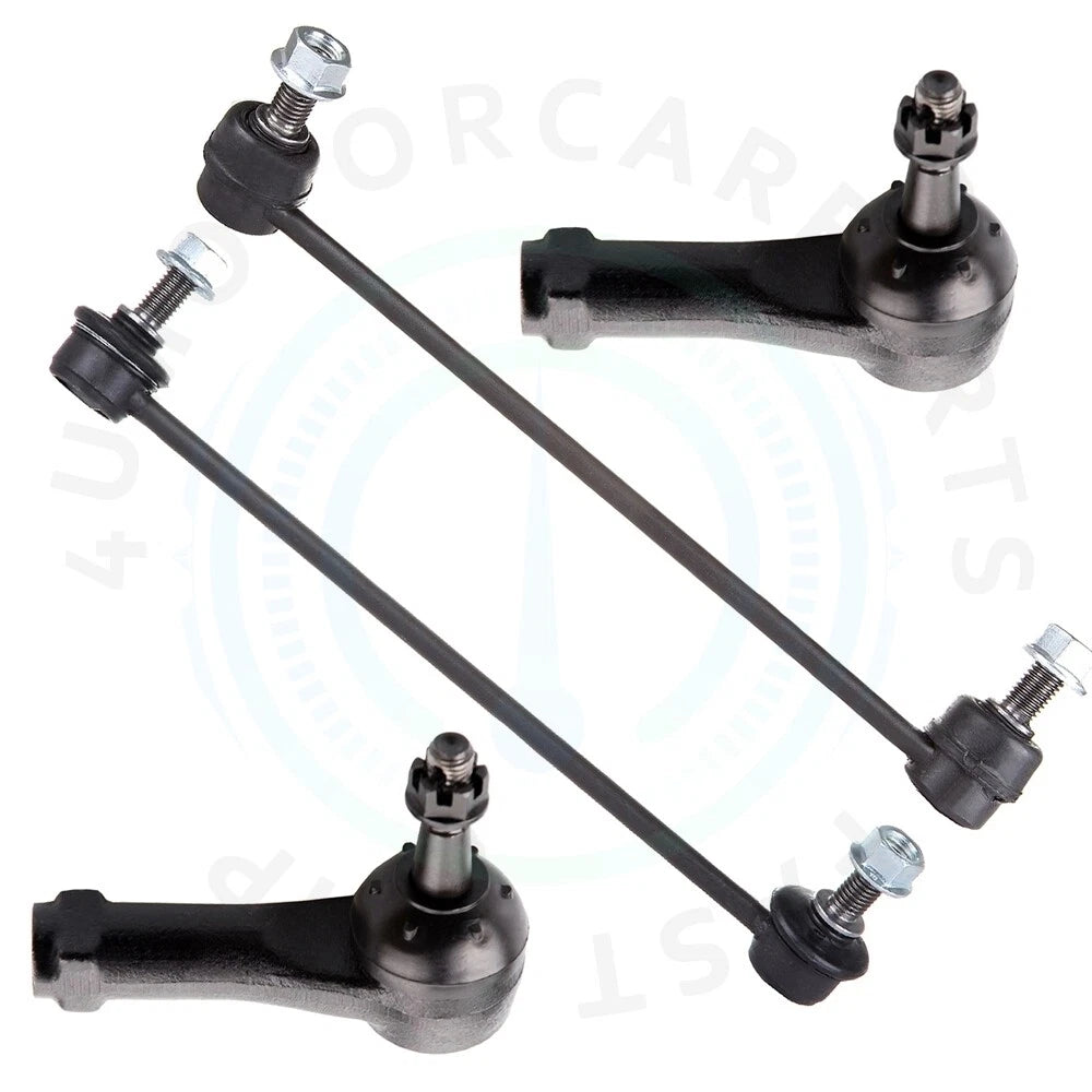 Set of 4 Sway Bars Outer Tie Rod Ends for Chevy Equinox (2005–2009)