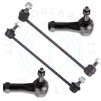 Set of 4 Sway Bars Outer Tie Rod Ends for Chevy Equinox (2005–2009)
