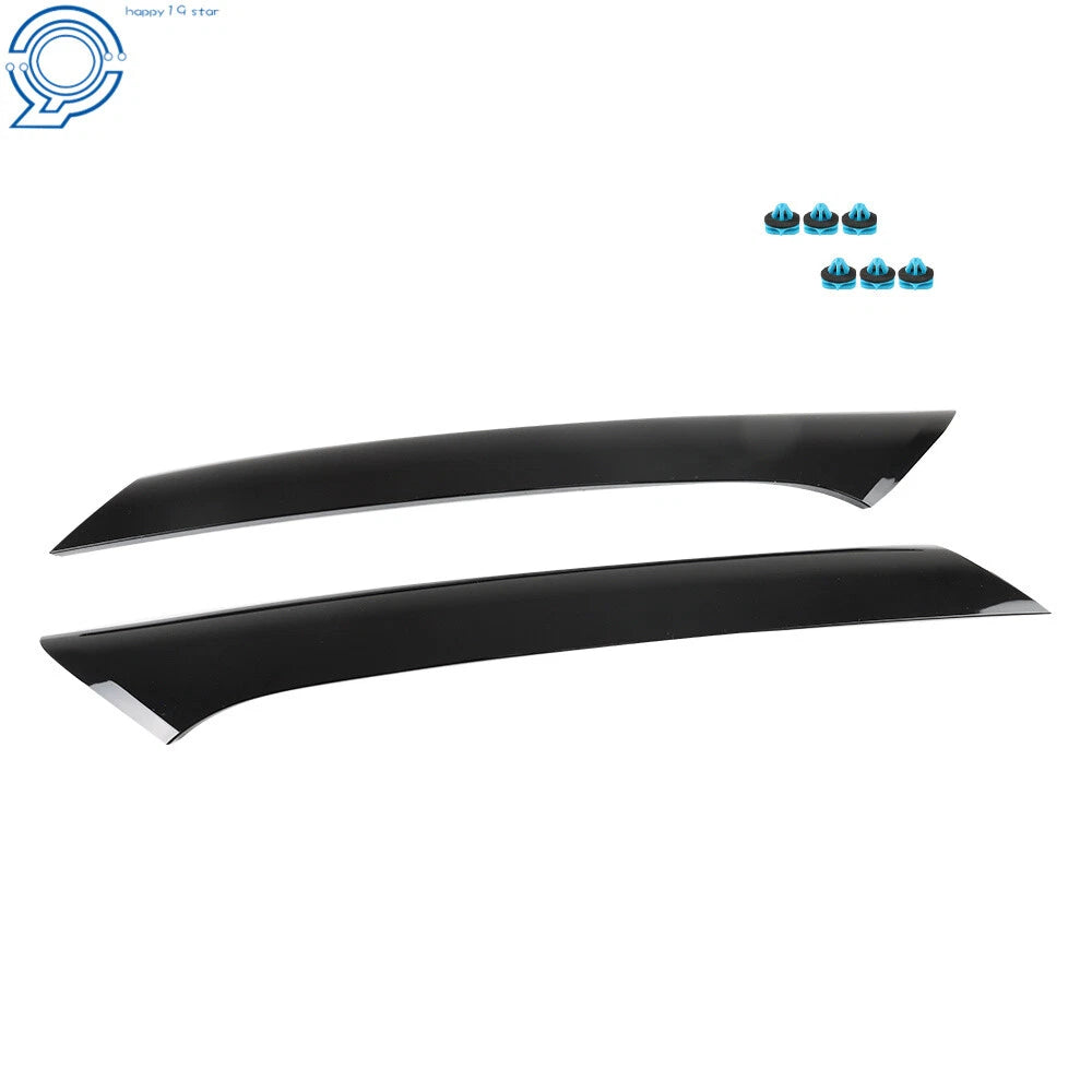 Windshield Trim Set for Ford Flex (2009-2018) Black