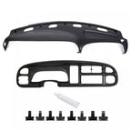 Black Dash Bezel Dashboard Cover for Ram 1500 (1998–2001) & Ram 2500/3500 (1998–2002)