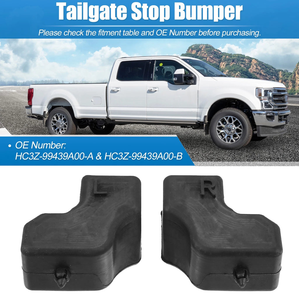 1 Pair Tailgate Upper Rubber Bushing Bumper for Ford (2011–2016) HC3Z-99439A00-A