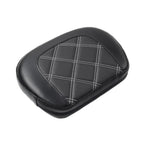 Sissy Bar Backrest Pad for Harley Electra Glide (2014–2023) - White Stitching