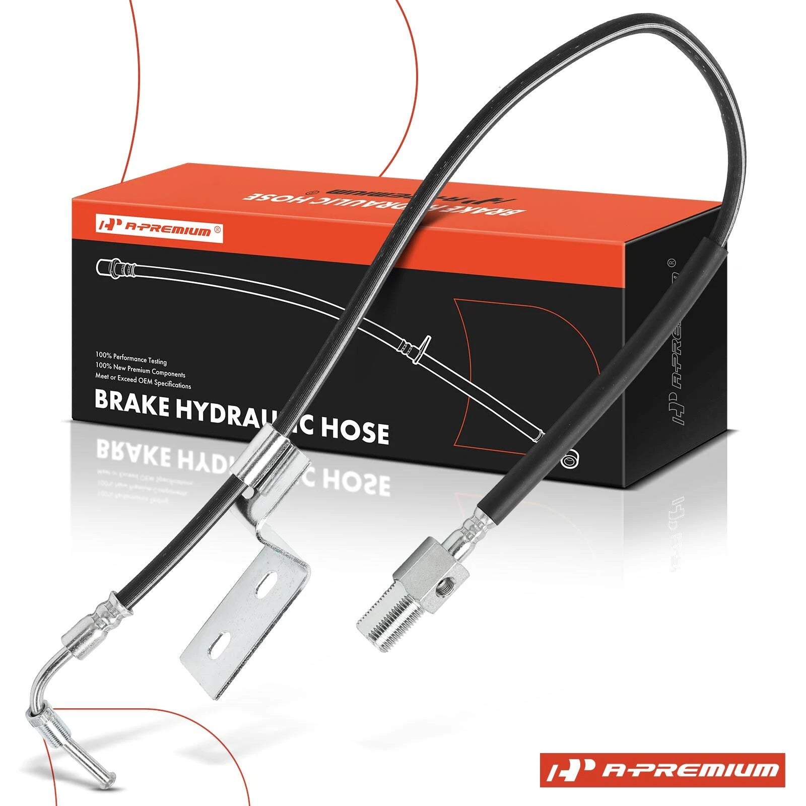 Front Brake Hydraulic Hose for GMC C7000, Chevy P6000 (1990)