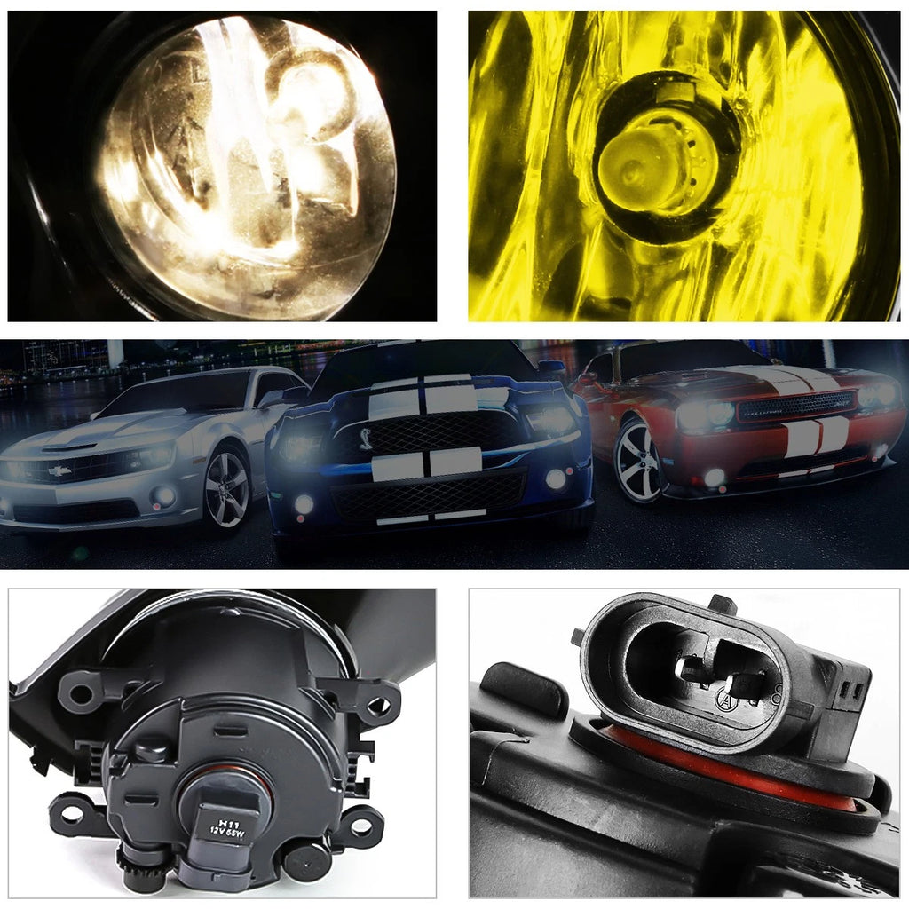 Fog Lights for Scion FRS (2013–2016) - Amber Lens, Switch, Bezel