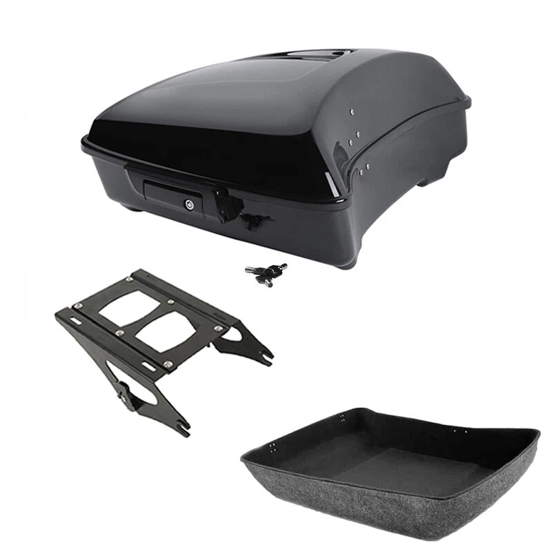 Chopped Trunk Mount Rack for Harley Touring CVO Road Street Glide (2014–2026)
