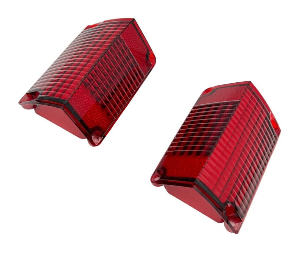 Tail Light Lamp Lenses Pair Right Side Replacement for Chevy El Camino (1968–1969)