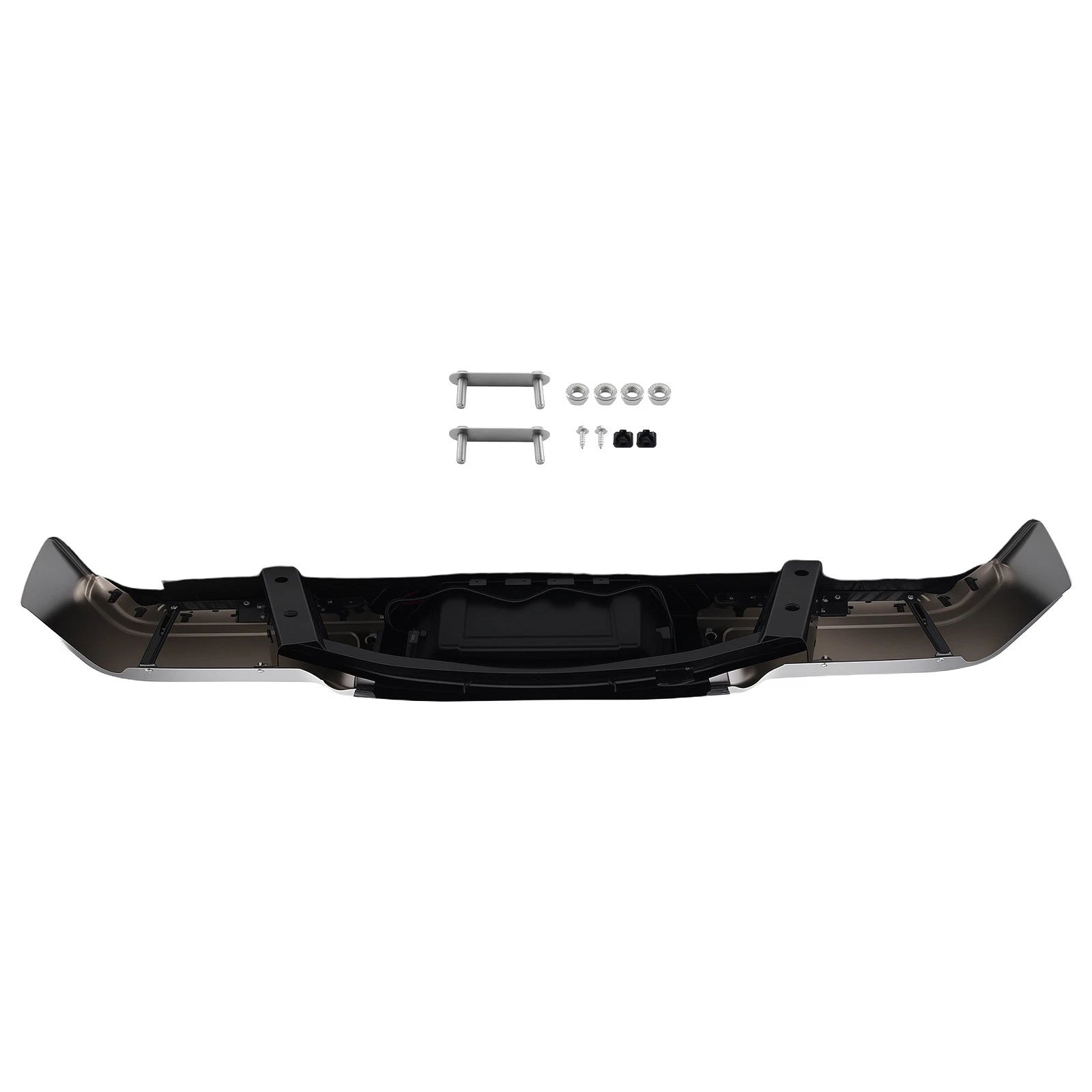 Chrome Steel Rear Bumper Assembly for Ford F-150 (2009–2014)