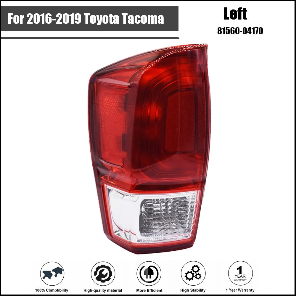 Left Rear Tail Brake Light Lamp for Toyota Tacoma (2016–2019)