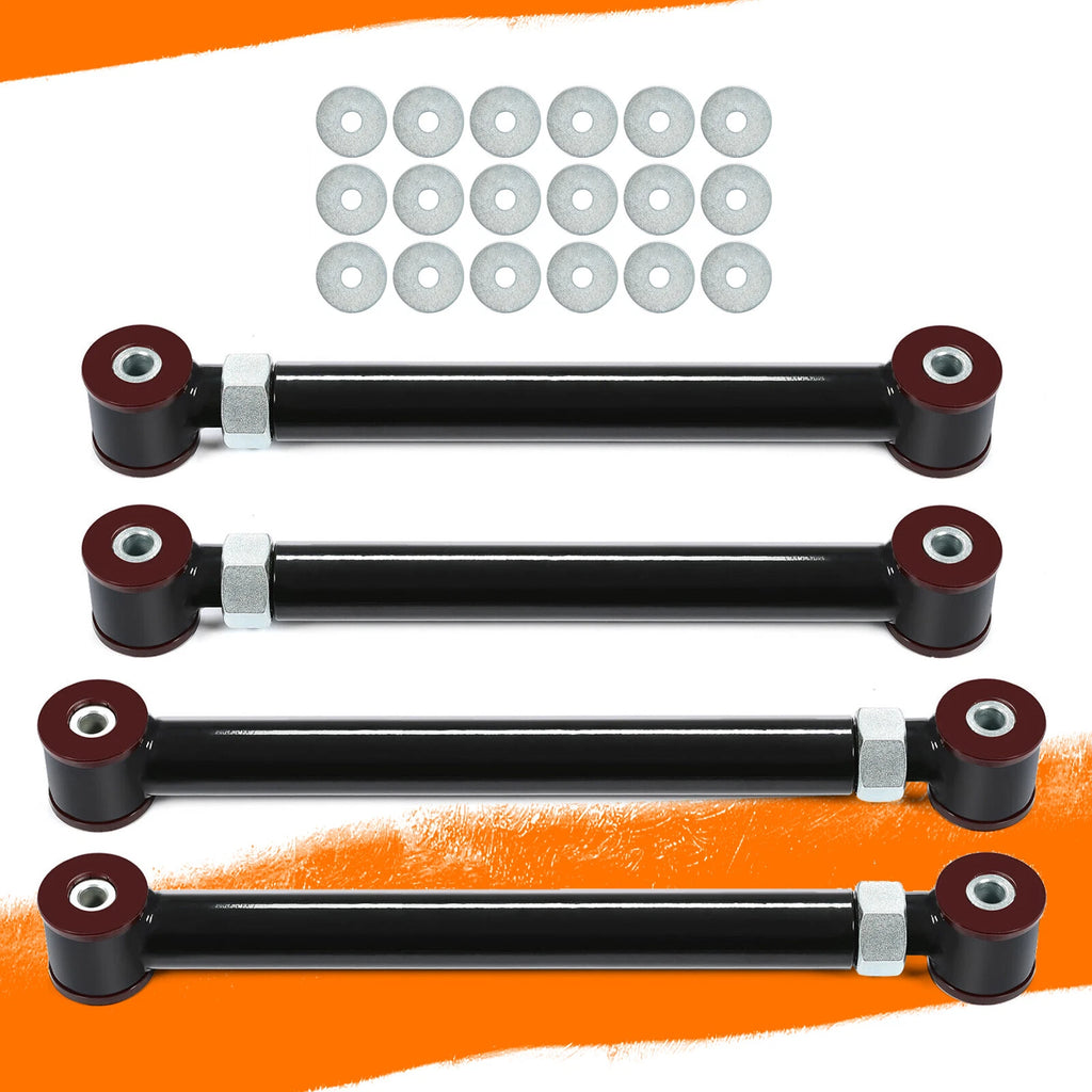 Set of 2 Adjustable Front Upper Lower Control Arms for Dodge Ram 4x4 (1994–2009)