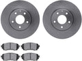 Front Brake Pad and Rotor Kit for Mazda 6 (2016–2019) ZF296TP