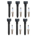 Set of 6 Ignition Coils & 6 Iridium-Platinum Spark Plugs for Dodge Jeep Ram