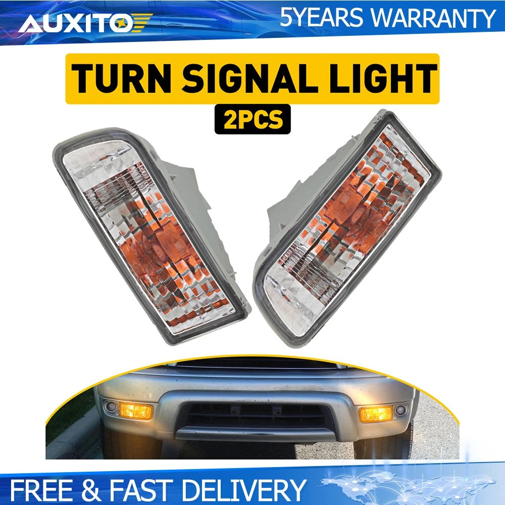Turn Signal Lights Set of 2 for Toyota 4Runner (1999–2002) Clear Lens