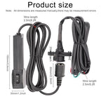 12V Single Circuit Wired Remote Control for ATV UTV Winch (2010–2023)