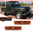 Front Fender Side Marker Light for Jeep Wrangler YJ (1987–1995) Amber Lens