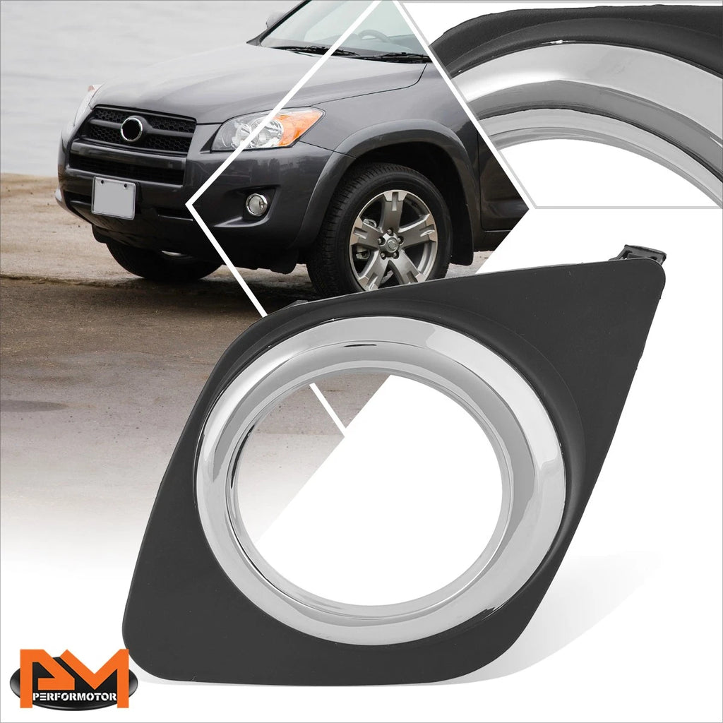 Fog Light Trim for Toyota RAV4 (2009–2012) - Left Side, Chrome