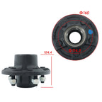 Set of 2 Trailer Hub Kits for 5 x 4.5" Wheels (Fits Various Models)