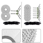 Side Brush & Main Brush Mop Pads Set for Neatsvor U1 Plus (2019–2023)