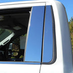 Stainless Pillar Post Trim 4pc Luxury FX for Ford F-250 SD 2017–2022