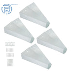 4 Pack Chicken Restraining Cone for Poultry (Up to 8 Pounds)