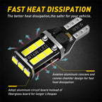 Set of 4 T15 W16W Canbus LED Reverse Backup Light Bulbs for Various Models