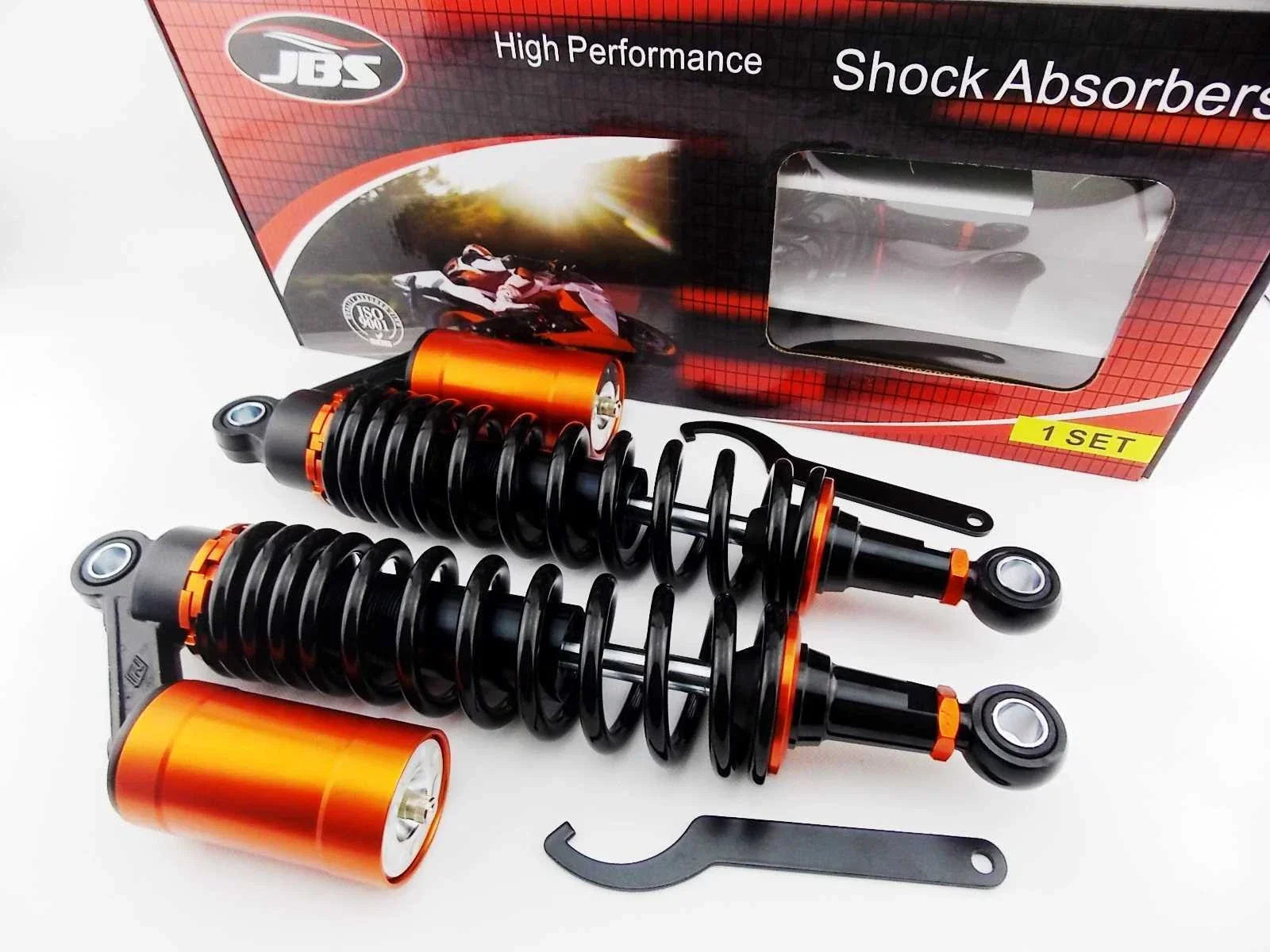 13.75" JBS Nitrogen Shock Absorbers for Harley Davidson XLH883 Sportster