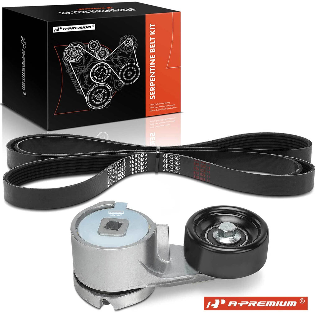 2X Serpentine Belt Drive Component Kit for Ford Thunderbird (1983–1997)