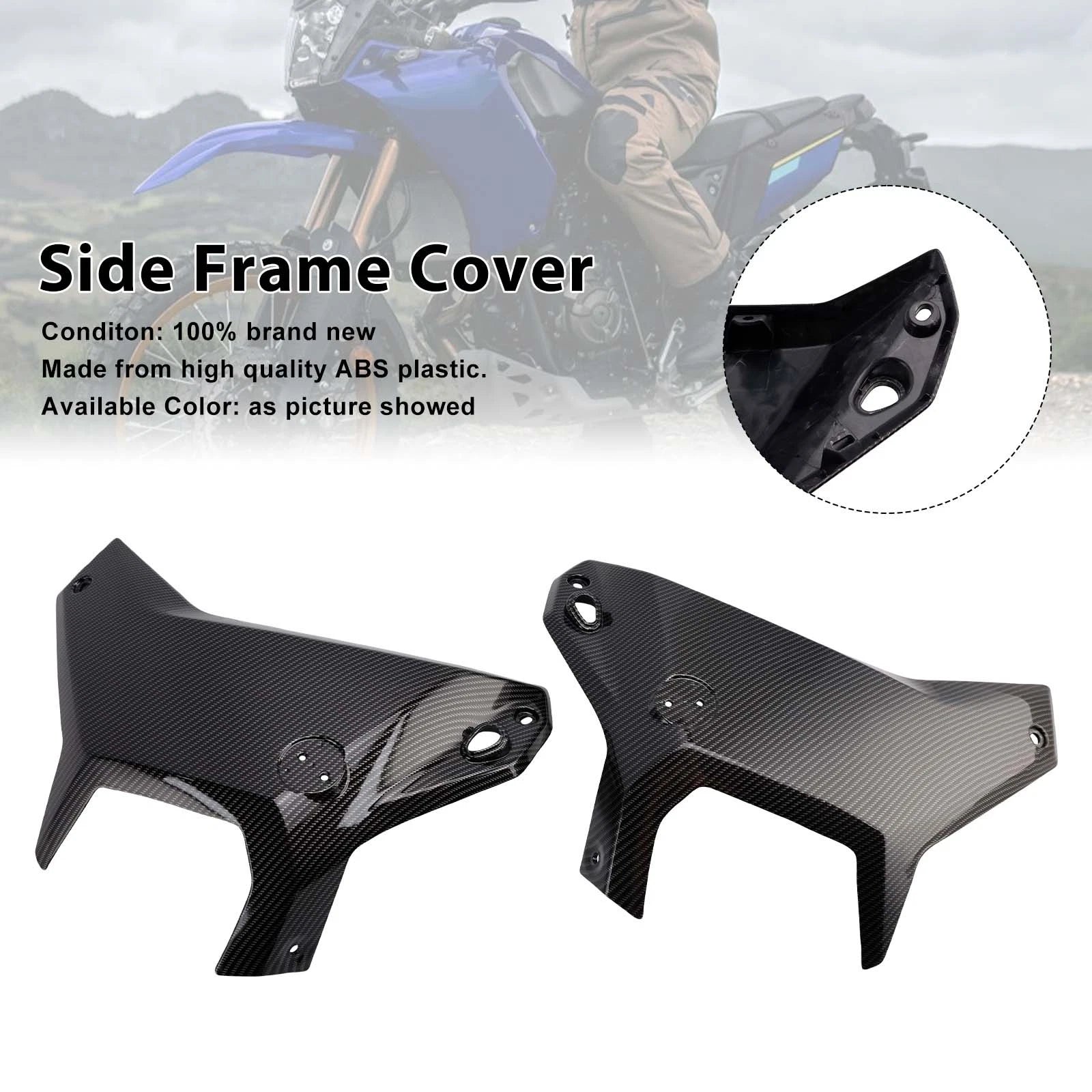 Side Frame Panel Fairings Cover for Yamaha Tenere 700 (2025–2026) Carbon