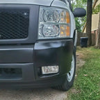 Bumper End Extensions for Chevy Silverado 1500 (2007–2013) with Fog Lamp Hole