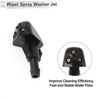 Windshield Washer Nozzle Set of 1 for Suzuki (Black)