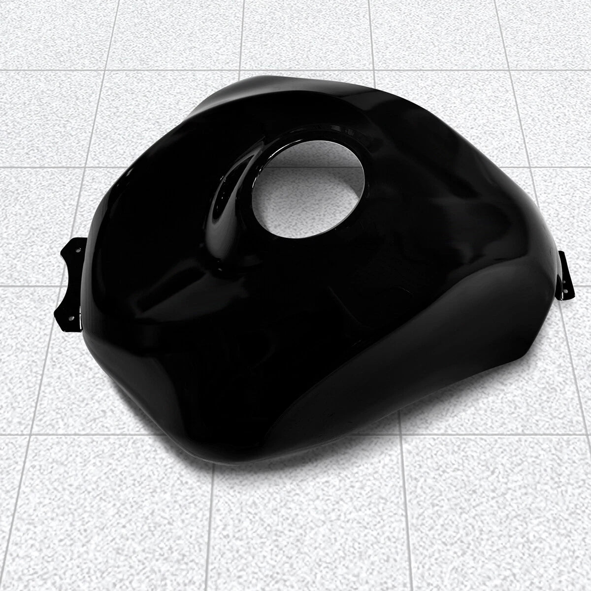 Glossy Black ABS Gas Fuel Tank Cover for Kawasaki Ninja ZX10R (2008–2010)