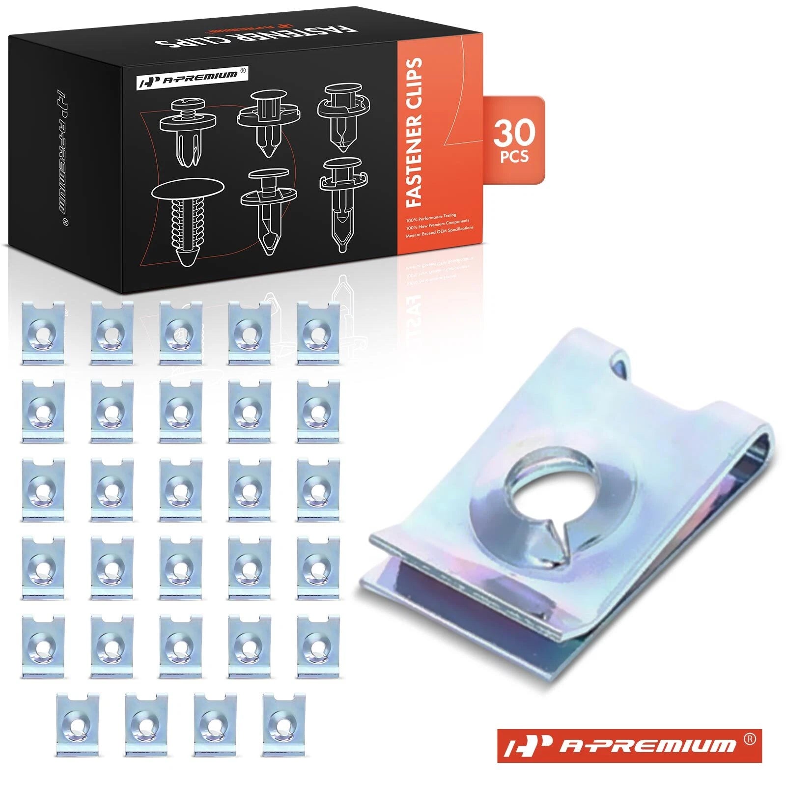 30Pcs Body Chassis Clip Nut Screw Fastener for BMW 