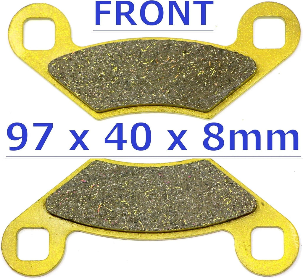 MC Brake Pads for Polaris Sportsman 500 Touring HO (2011–2013) Front Rear