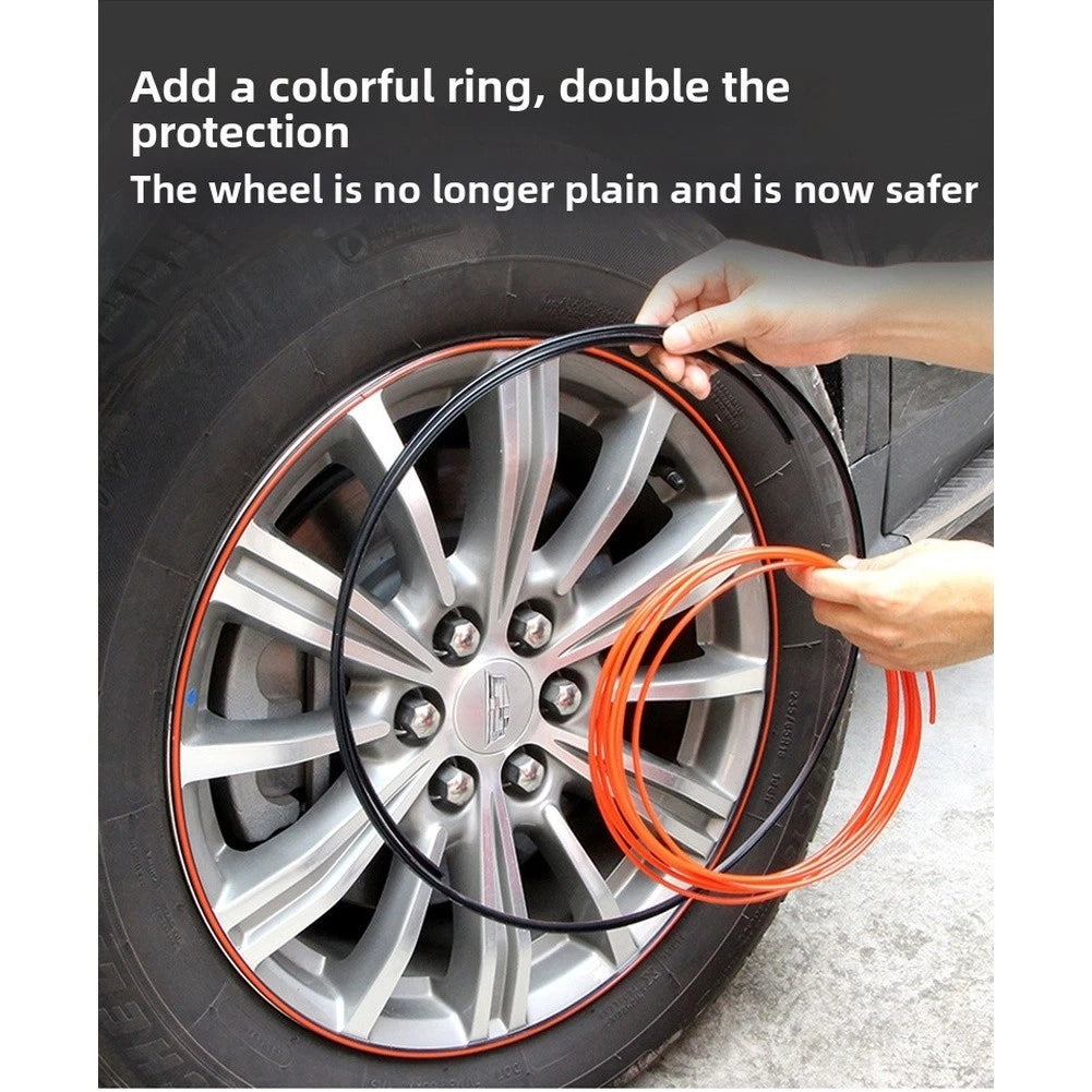 Set of 4 Wheel Rim Protection Strips for Universal Vehicles (2010–2023)